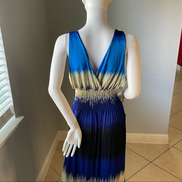 Blue New Women’s striped sleeveless dress size XL - Picture 11 of 12